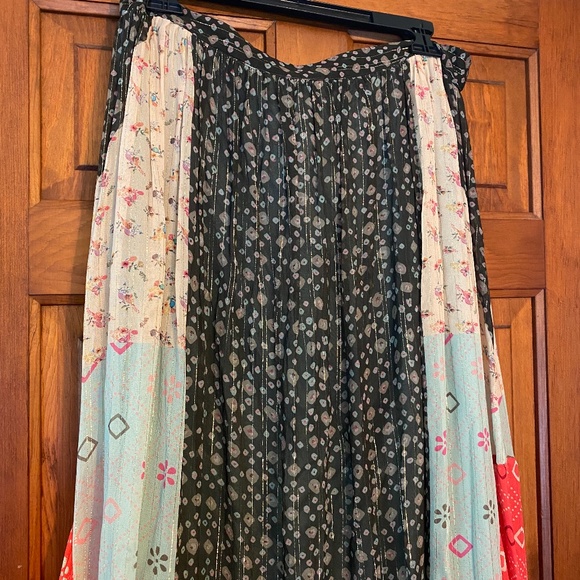 NWT Anthropologie Margot Pleated Maxi Skirt - Picture 9 of 13